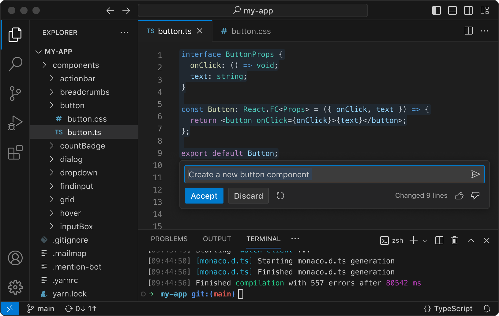 VS code editor image